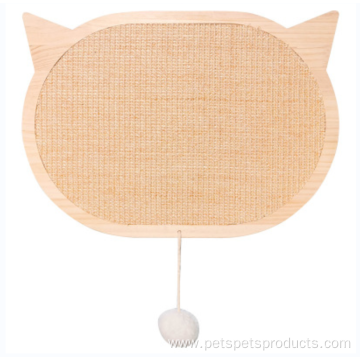 wood cat scratching board with fixed suction cup